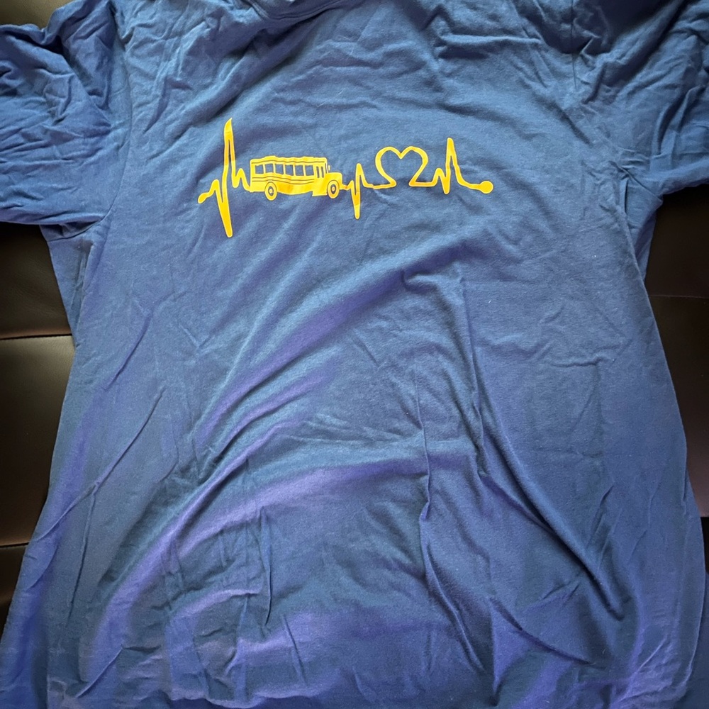 bcg Blue and Yellow Short Sleeve Tee Casual Fit